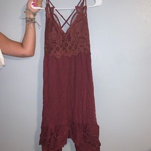 Rue 21 Burgundy dress Medium